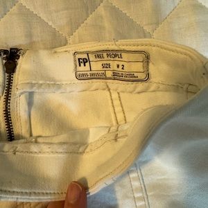 Free people white skirt